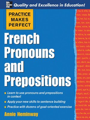 cover image of French Pronouns and Prepositions